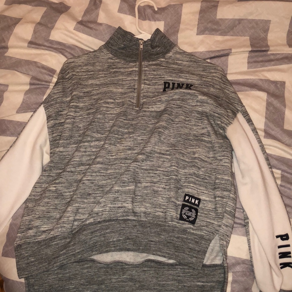 Victoria’s Secret PINK Slouchy Quarter-Zip XS